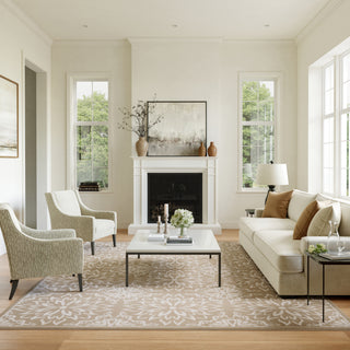 The Rug Corner Nourison Home Jubilant JUB06 TAUPE Area Rugs  