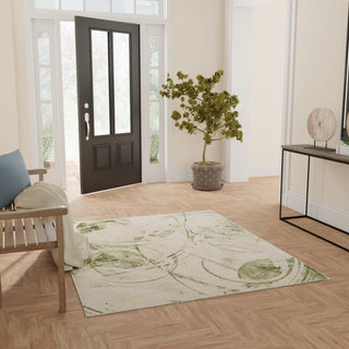 The Rug Corner Nourison Home Nourison Home - Astra Machine Washable BeigeGR Area Rug ASW14  