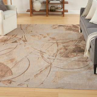The Rug Corner Nourison Home Nourison Home - Astra Machine Washable Beige Area Rug ASW14  