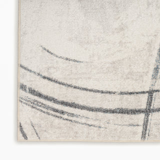 The Rug Corner Nourison Home Nourison Home - Astra Machine Washable Silver/Blue Area Rug ASW14  