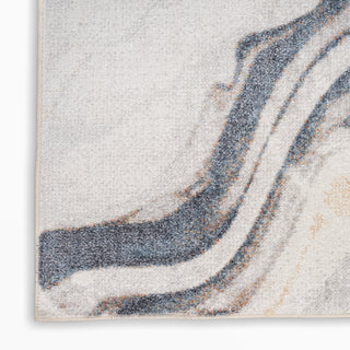 The Rug Corner Nourison Home Astra Machine Washable ASW15 IVBLU Area Rugs  