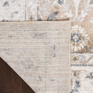 The Rug Corner Nourison Home Nourison Home - Astra Machine Washable Silver/Tan Area Rug ASW16  