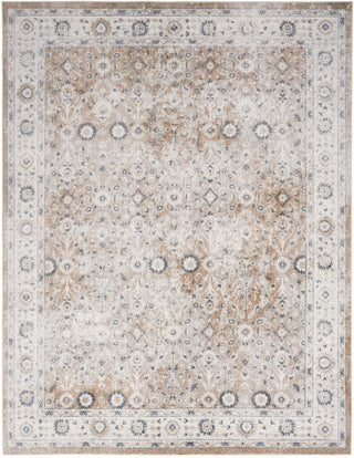 The Rug Corner Nourison Home Nourison Home - Astra Machine Washable Silver/Tan Area Rug ASW16  