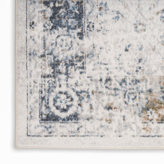 The Rug Corner Nourison Home Astra Machine Washable ASW16 IVBLU Area Rugs  