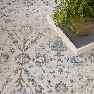The Rug Corner Nourison Home Astra Machine Washable ASW16 IVBLU Area Rugs  