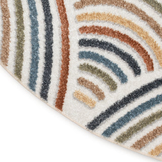 The Rug Corner Nourison Home Nourison Home - Astra Machine Washable Ivory/Multi-Color Area Rug ASW08  