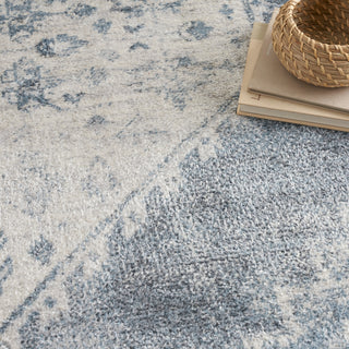 The Rug Corner Nourison Home Nourison Home - Astra Machine Washable Blue/Ivory Area Rug ASW11  