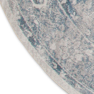 The Rug Corner Nourison Home Nourison Home - Astra Machine Washable Blue/Ivory Area Rug ASW11  