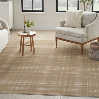 The Rug Corner Nourison Home Nourison Home - Grafix Taupe Area Rug GRF03  