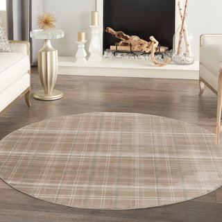 The Rug Corner Nourison Home Nourison Home - Grafix Taupe Area Rug GRF03  