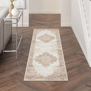 The Rug Corner Nourison Home Nourison Home - Grafix Ivory/Beige Area Rug GRF14  