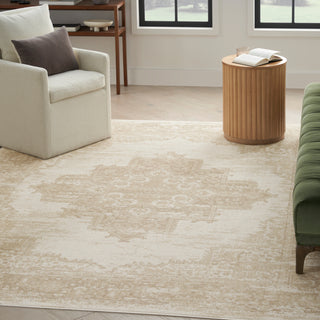 The Rug Corner Nourison Home Nourison Home - Grafix Ivory/Beige Area Rug GRF14  