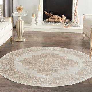 The Rug Corner Nourison Home Nourison Home - Grafix Ivory/Beige Area Rug GRF14  