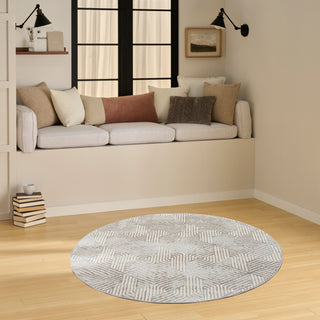 The Rug Corner Nourison Home Grafix GRF39 GREY Area Rugs  