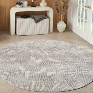 The Rug Corner Nourison Home Grafix GRF39 GREY Area Rugs  