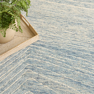 The Rug Corner DKNY Pure Angles ANG01 IVBLU Area Rugs  