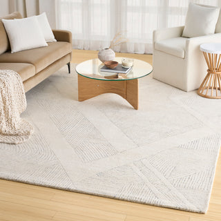 The Rug Corner DKNY Pure Patterns PRN01 IVGRY Area Rugs  