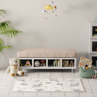 The Rug Corner Nourison Home Nourison Home - Astra Machine Washable Ivory/Multi-Color Area Rug ASW18  