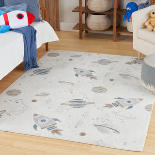 The Rug Corner Nourison Home Nourison Home - Astra Machine Washable Ivory/Multi-Color Area Rug ASW18  