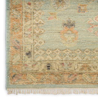 Nourison Home - Heritage Vine Light Blue Area Rug HTV02