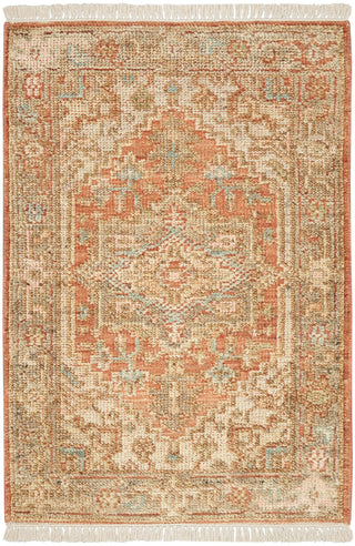 The Rug Corner Nourison Home Heritage Vine HTV06 RUST Area Rugs  