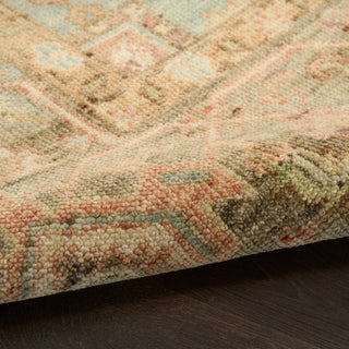 The Rug Corner Nourison Home Heritage Vine HTV06 RUST Area Rugs  
