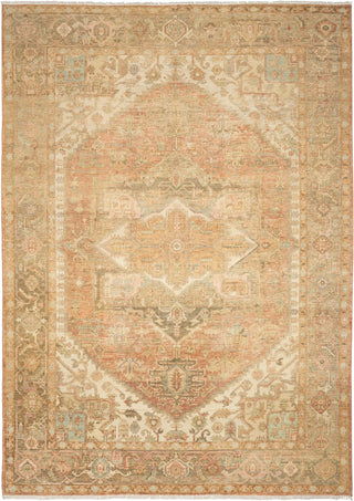 The Rug Corner Nourison Home Heritage Vine HTV06 RUST Area Rugs  