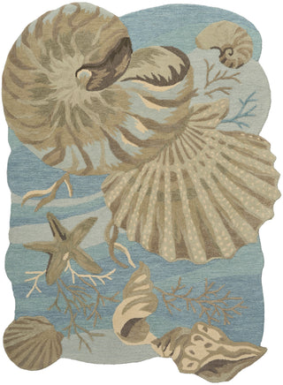 The Rug Corner Nourison Home Nourison Home - Waterside Blue Area Rug WRS01  
