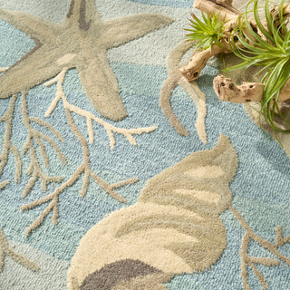 The Rug Corner Nourison Home Nourison Home - Waterside Blue Area Rug WRS01  