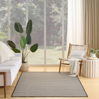 The Rug Corner Nourison Home Nourison Home - Courtyard Black/White Area Rug COU01  