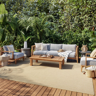 The Rug Corner Nourison Home Courtyard COU01 NATRL Area Rugs  