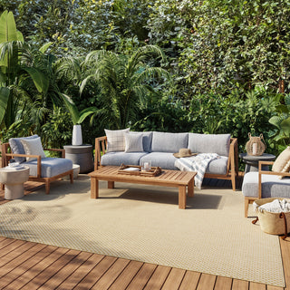 The Rug Corner Nourison Home Courtyard COU01 NATRL Area Rugs  