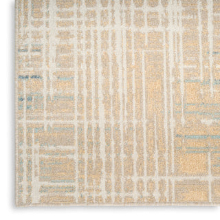 The Rug Corner Nourison Home Nourison Home - WAshable Decor Beige/Blue Area Rug WSD07  