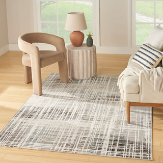 Nourison Home - Washable Decor Ivory/Blue Area Rug WSD07