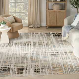 Nourison Home - Washable Decor Ivory/Blue Area Rug WSD07