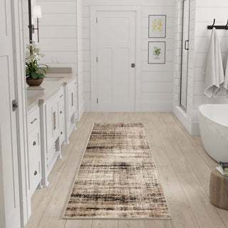 Nourison Home - Washable Decor Ivory/Mocha Area Rug WSD08