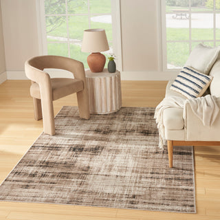 Nourison Home - Washable Decor Ivory/Mocha Area Rug WSD08