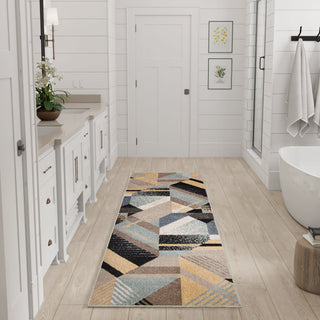 Nourison Home - Washable Decor Blue/Multi Area Rug WSD10