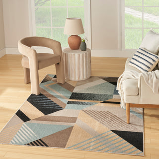 Nourison Home - Washable Decor Blue/Multi Area Rug WSD10