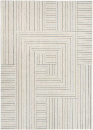 Nourison Home - Washable Decor Cream/Blue Area Rug WSD11