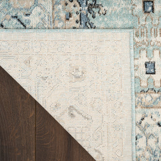 The Rug Corner Nourison Home Nourison Home - WAshable Decor Blue/Taupe Area Rug WSD12  