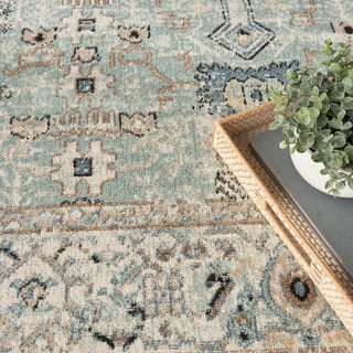 The Rug Corner Nourison Home Nourison Home - WAshable Decor Blue/Taupe Area Rug WSD12  