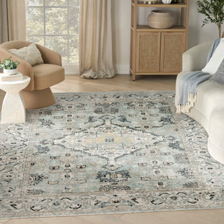 The Rug Corner Nourison Home Nourison Home - WAshable Decor Blue/Taupe Area Rug WSD12  