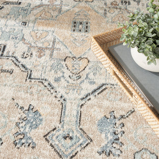Nourison Home - Washable Decor Taupe/Blue Area Rug WSD12