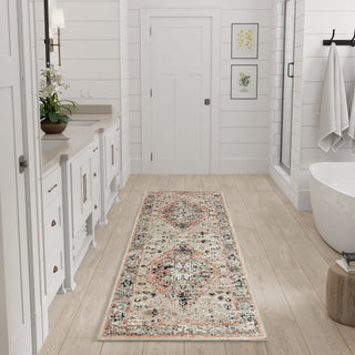 The Rug Corner Nourison Home Nourison Home - Washable Decor Peach Area Rug WSD13  