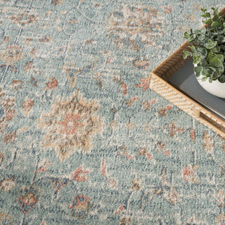 The Rug Corner Nourison Home Washable Decor WSD14 BLUE Area Rugs  