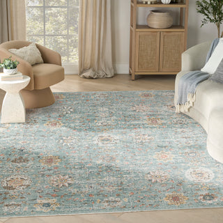 The Rug Corner Nourison Home Washable Decor WSD14 BLUE Area Rugs  