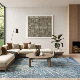 The Rug Corner Nourison Home Ambiance AMI01 BLSIL Area Rugs  