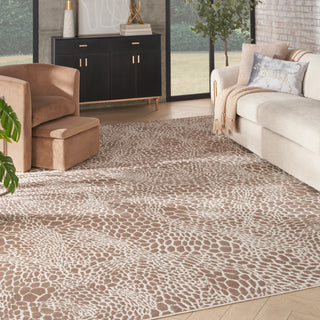 The Rug Corner Nourison Home Nourison Home - Desire Camel/Silver Area Rug DSR08  