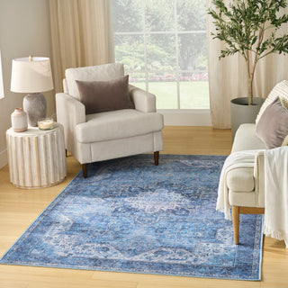 The Rug Corner Nourison Home Nourison Home - Nourison Washables Blue Area Rug NWB15  